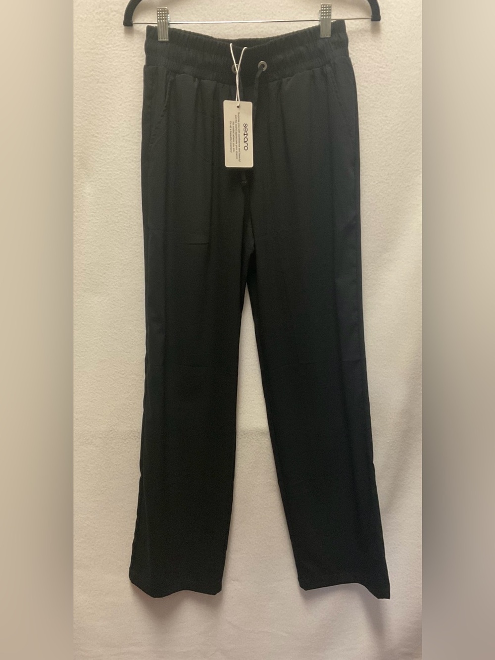 Women’s Black Straight-Leg Dress Pants